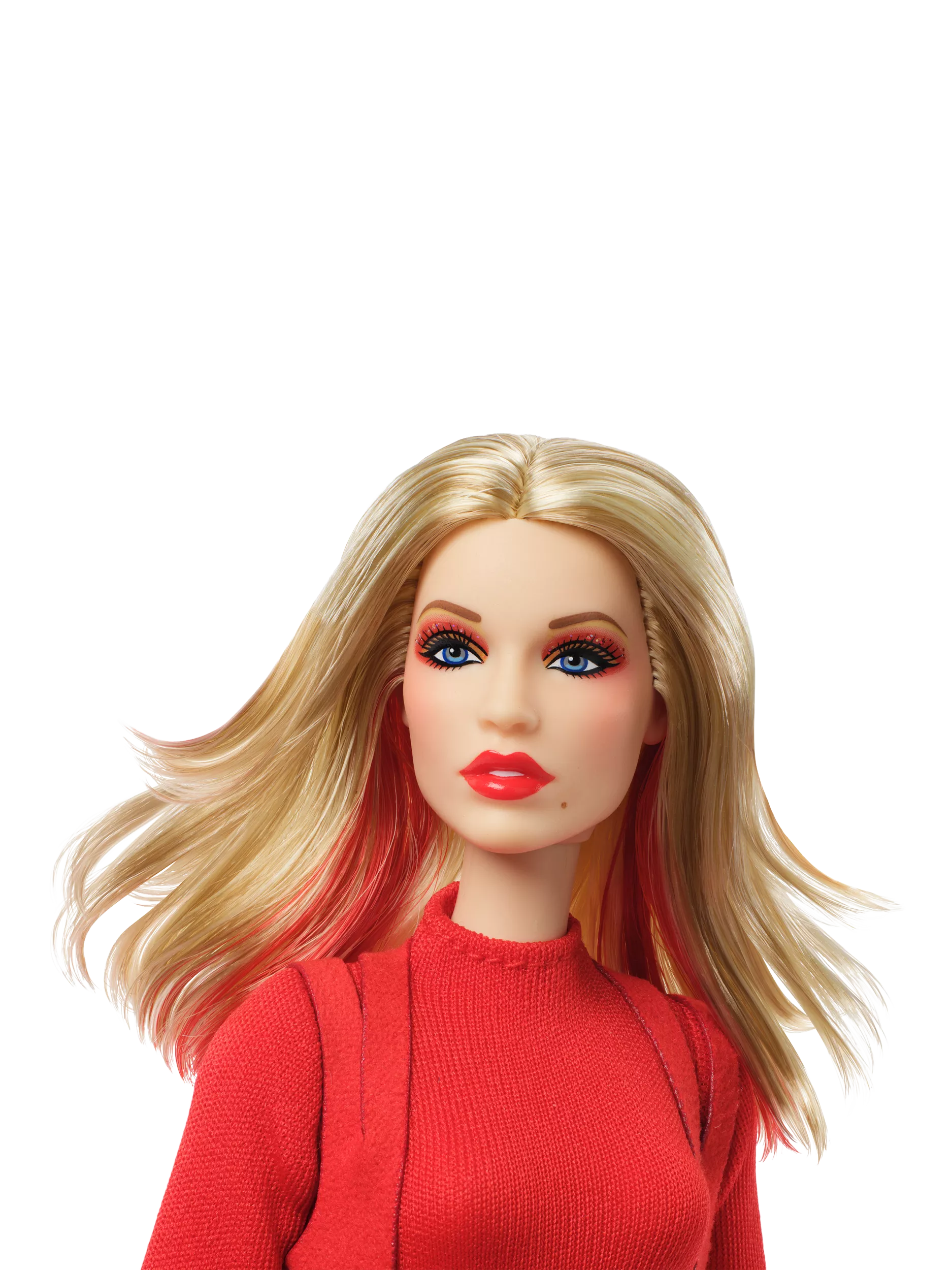 Barbie Kylie Minogue collector doll in red outfit (British brand)