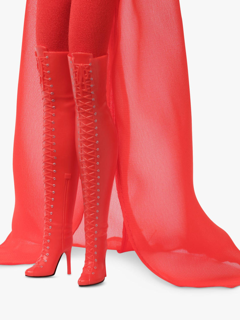 Barbie Kylie Minogue collector doll in red outfit (British brand)