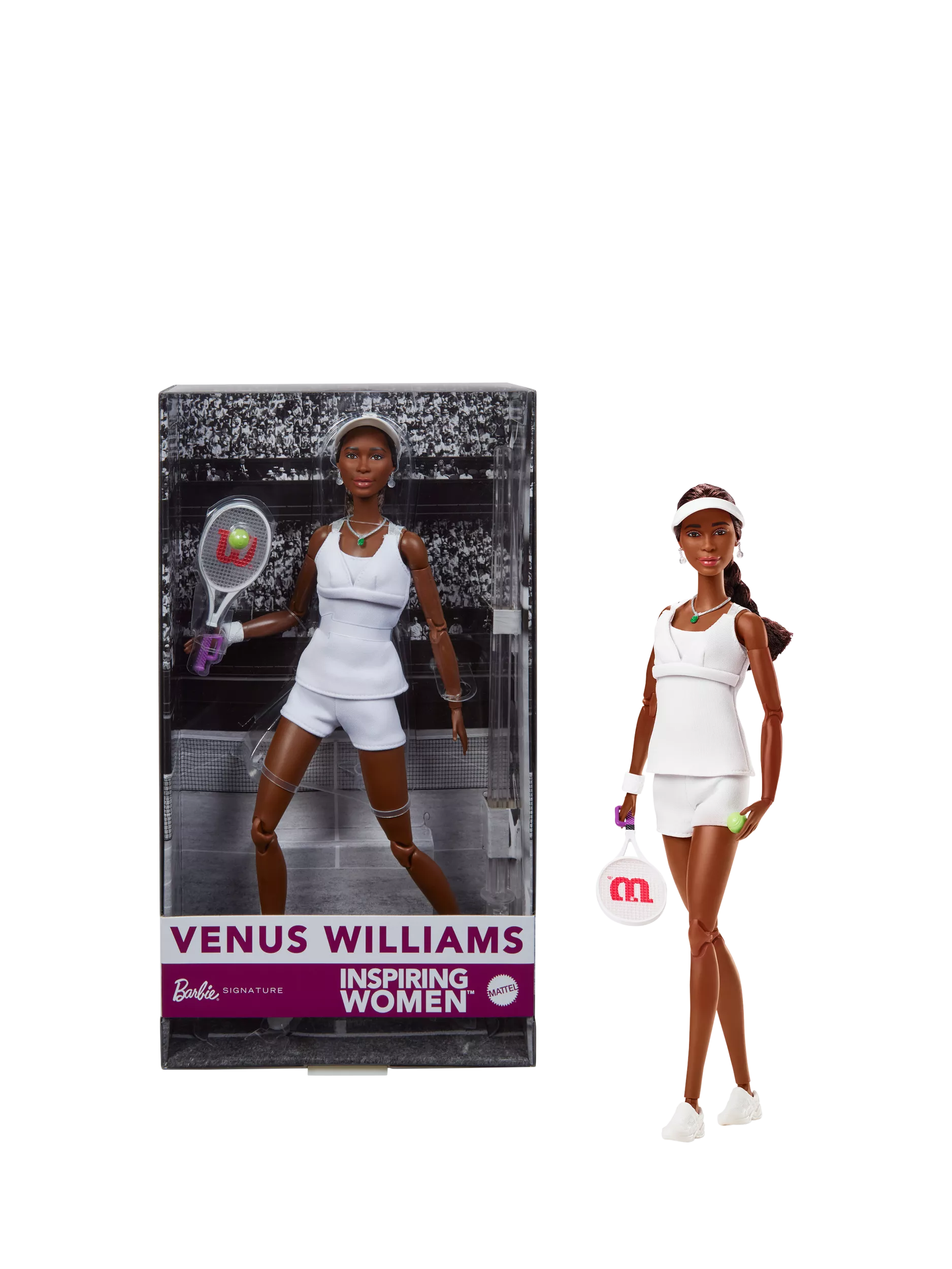 Barbie Venus Williams collectible doll, imported from the UK