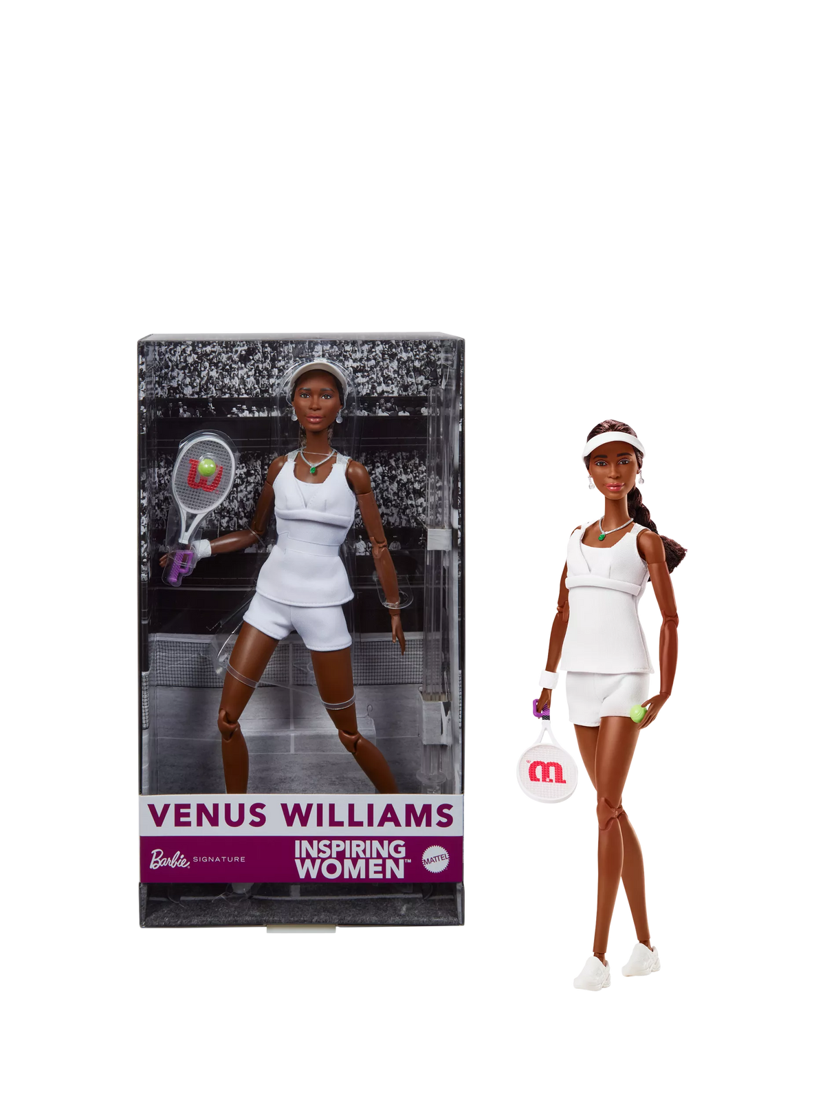 Barbie Venus Williams collectible doll, imported from the UK