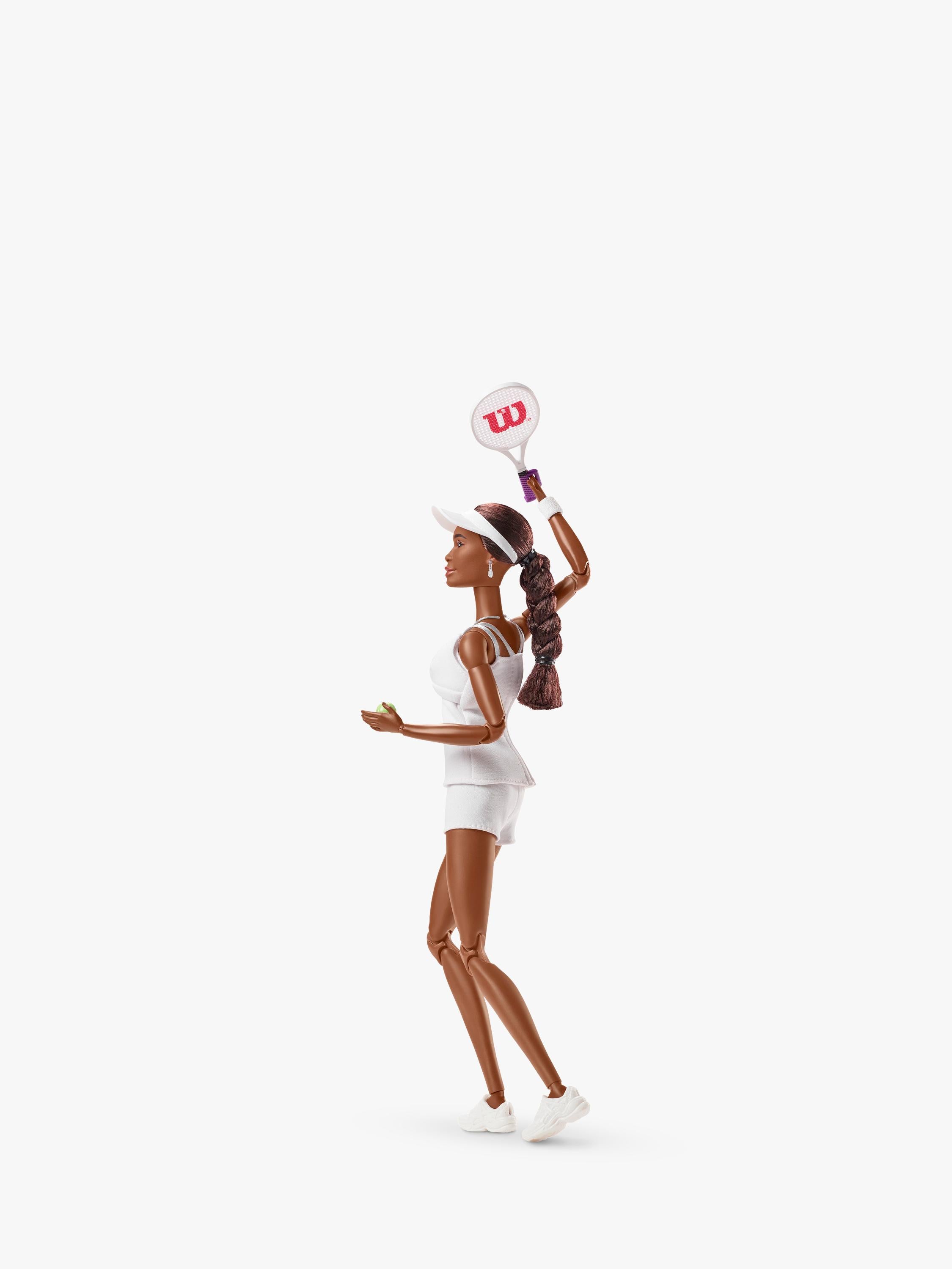 Barbie Venus Williams collectible doll, imported from the UK