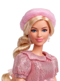 Barbie The Movie pink beret doll collectable - British product