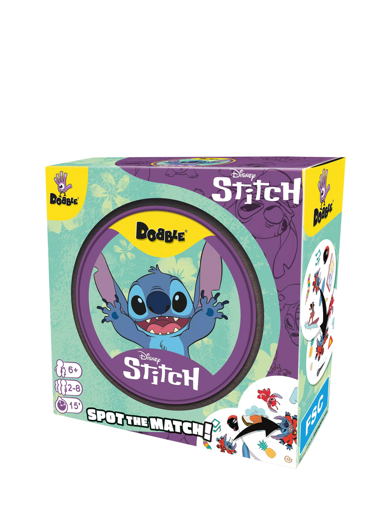 Esdevium Dobble Disney Lilo & Stitch spot the match game - British product