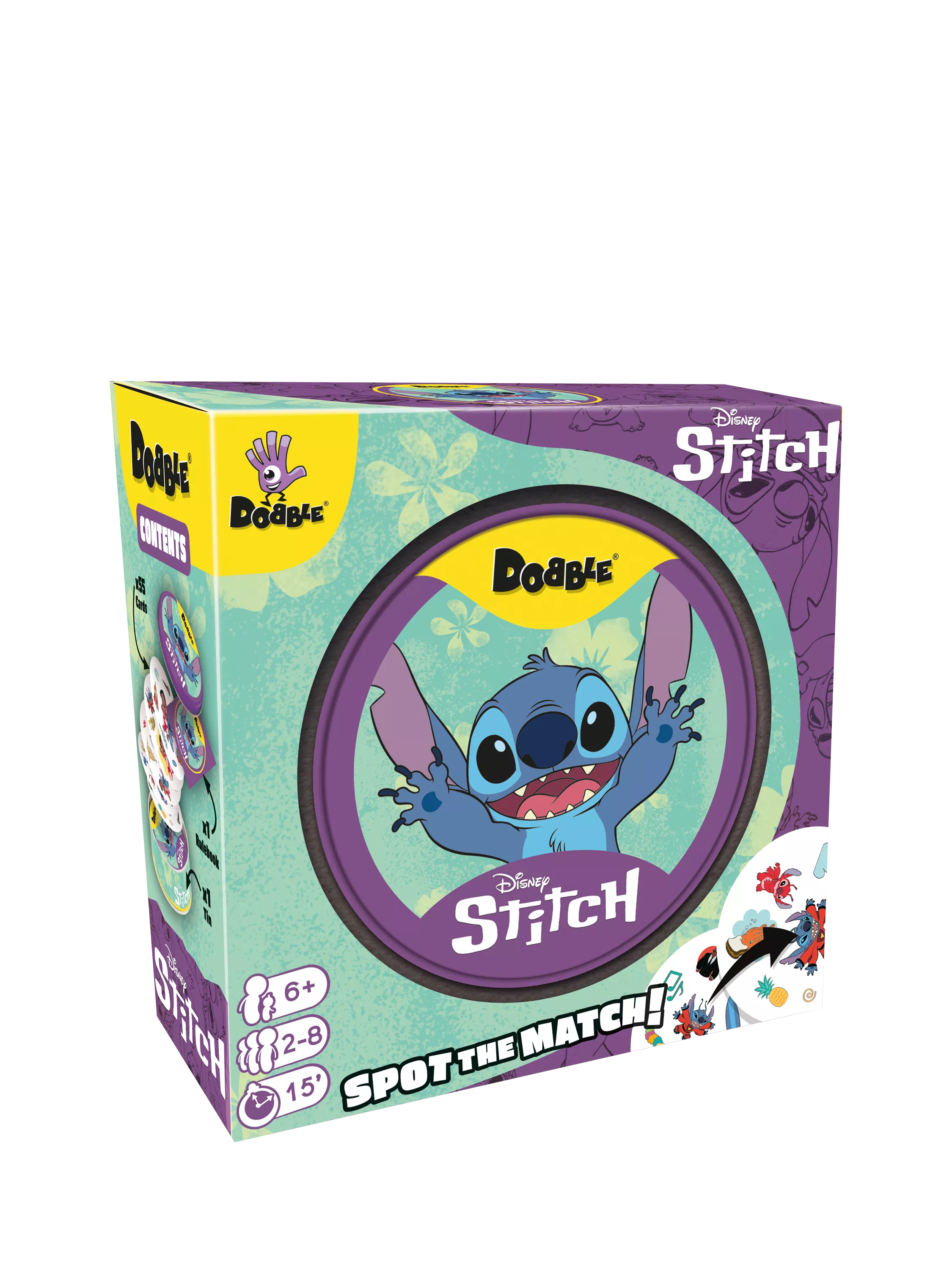 Esdevium Dobble Disney Lilo & Stitch spot the match game - British product