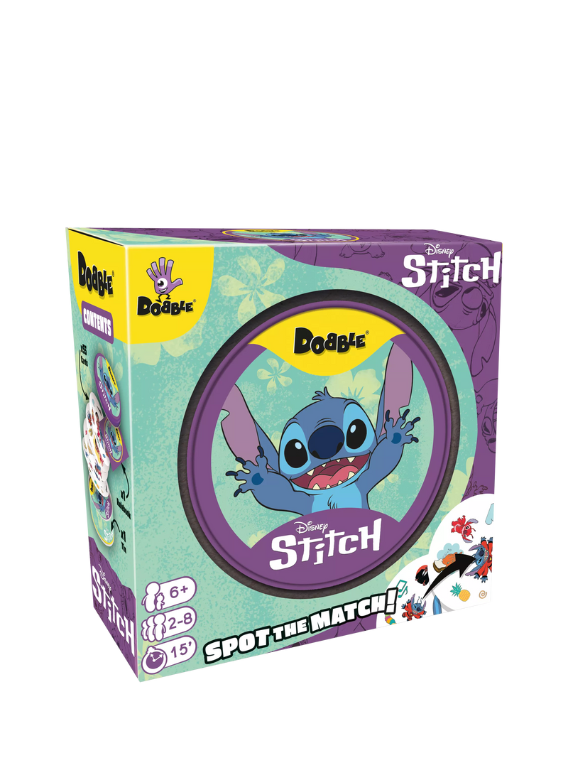 Esdevium Dobble Disney Lilo & Stitch spot the match game - British product