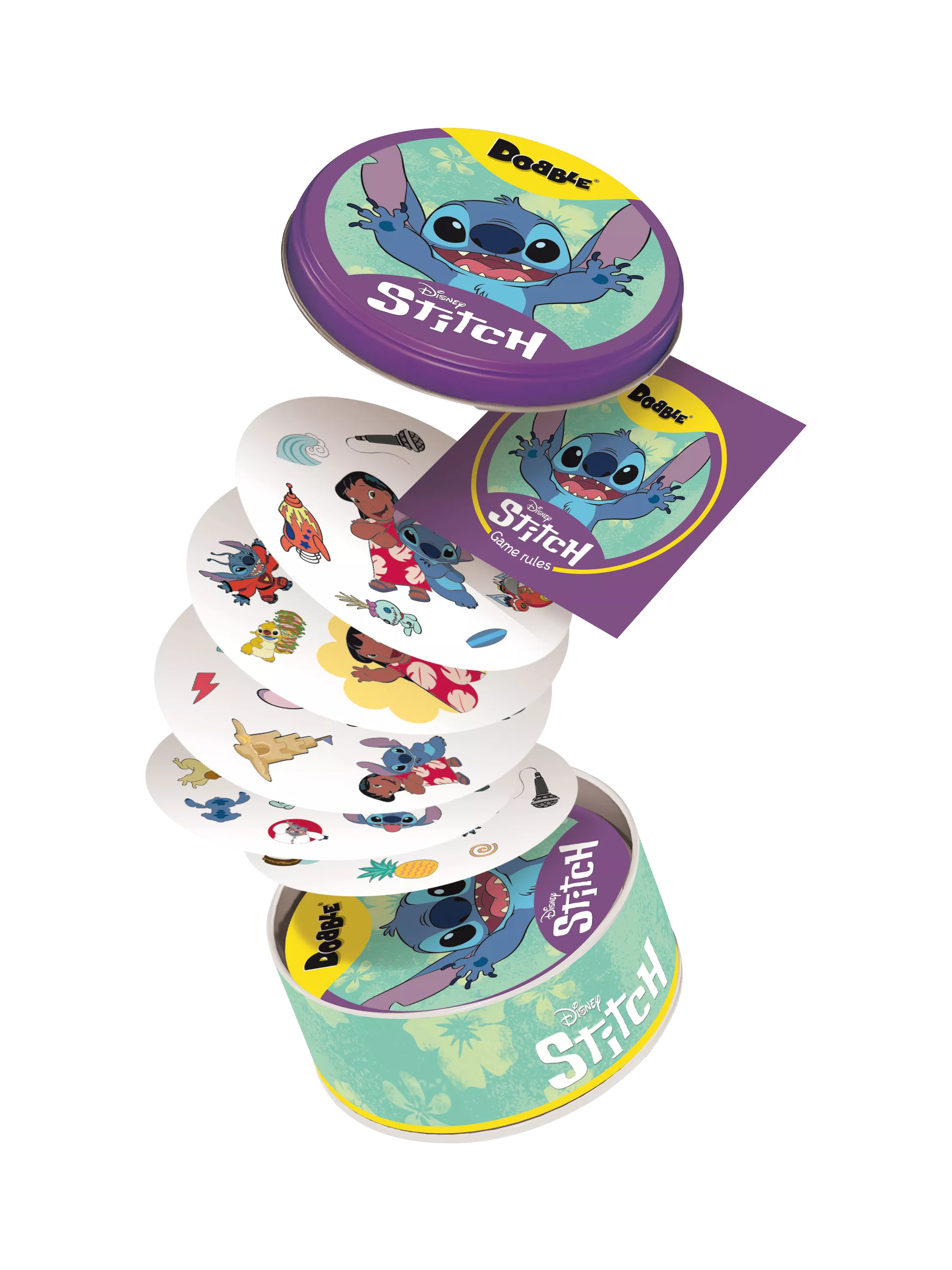 Esdevium Dobble Disney Lilo & Stitch spot the match game - British product