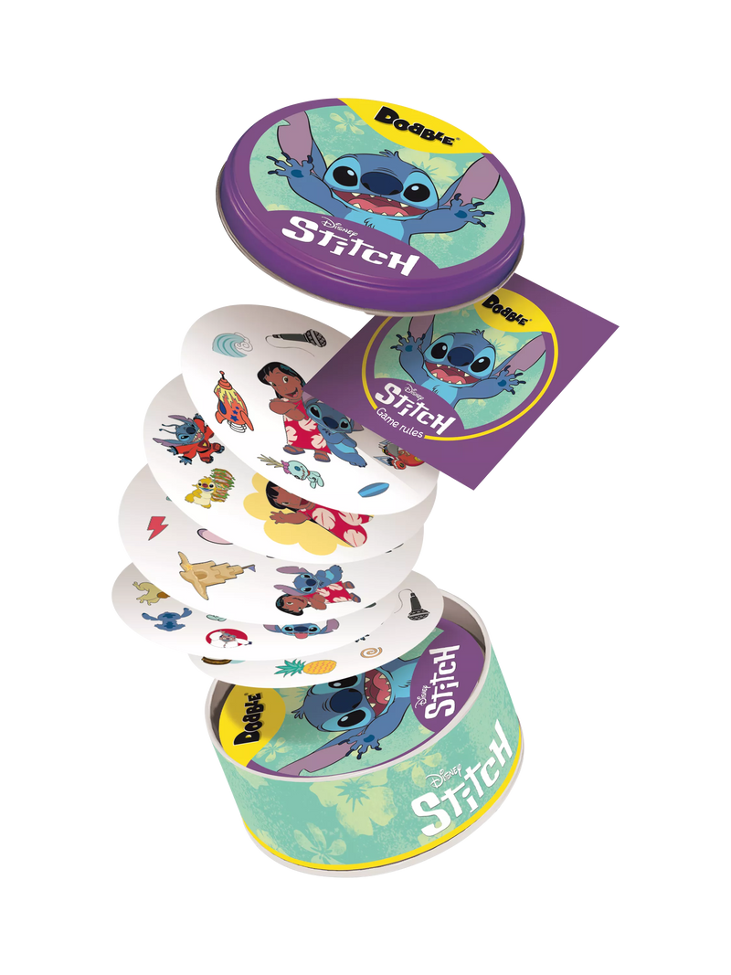 Esdevium Dobble Disney Lilo & Stitch spot the match game - British product