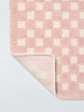 John Lewis organic cotton checkerboard bath mat - British product