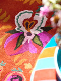 Tapis Harlequin Wonderland Floral en laine riche multicolore, version UK