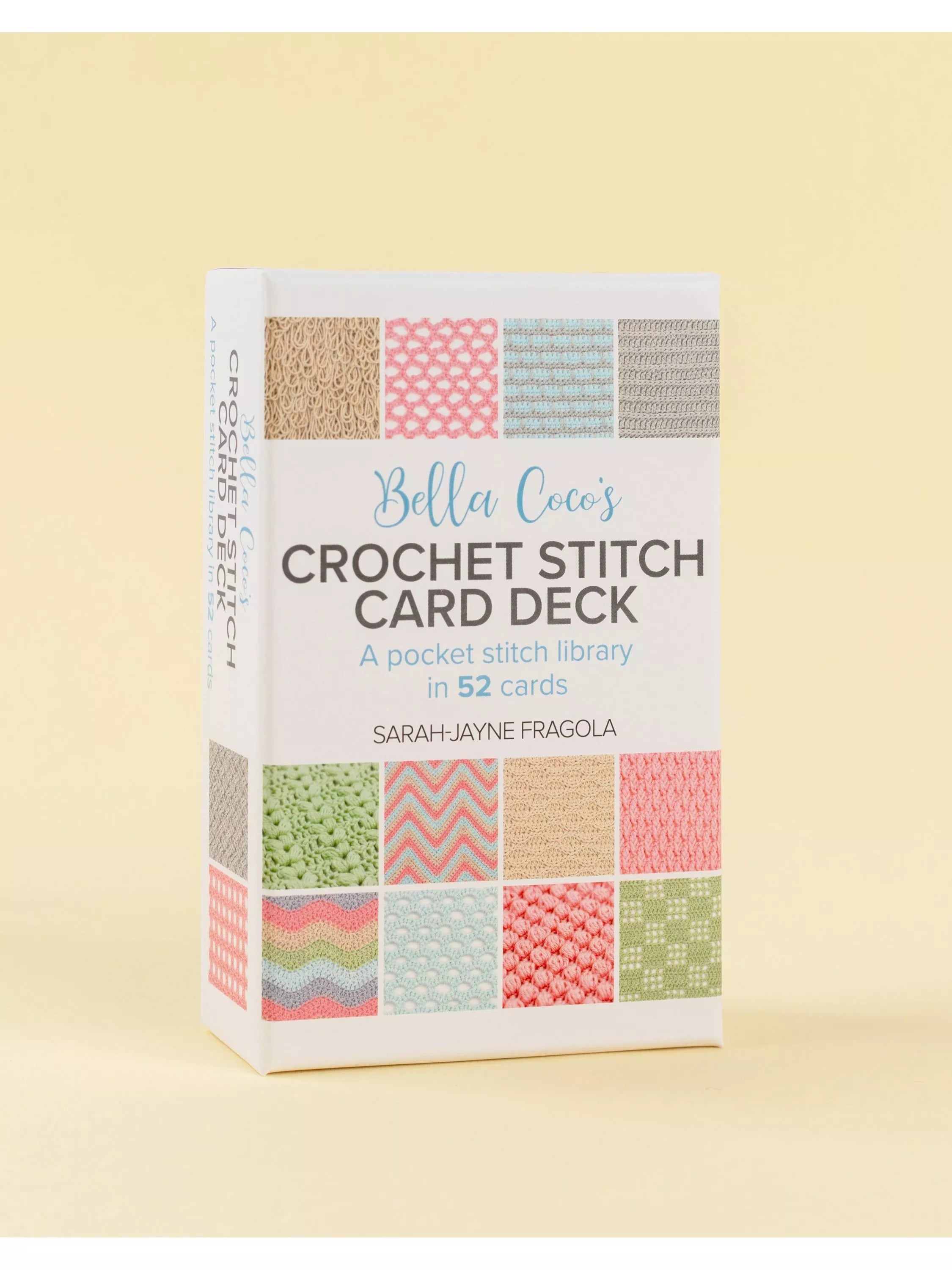 Search Press Bella Coco crochet stitch card deck (British brand)