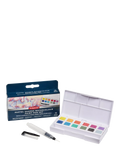 Derwent pastel shades watercolour paint set of 12 - British product