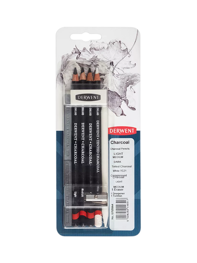 John Lewis Derwent Charcoal Drawing Set Art Drawing Kit- اشترِ عبر الإنترنت على McGrocer