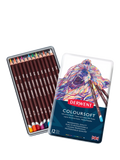 Derwent coloured pencils Coloursoft set 12, UK version