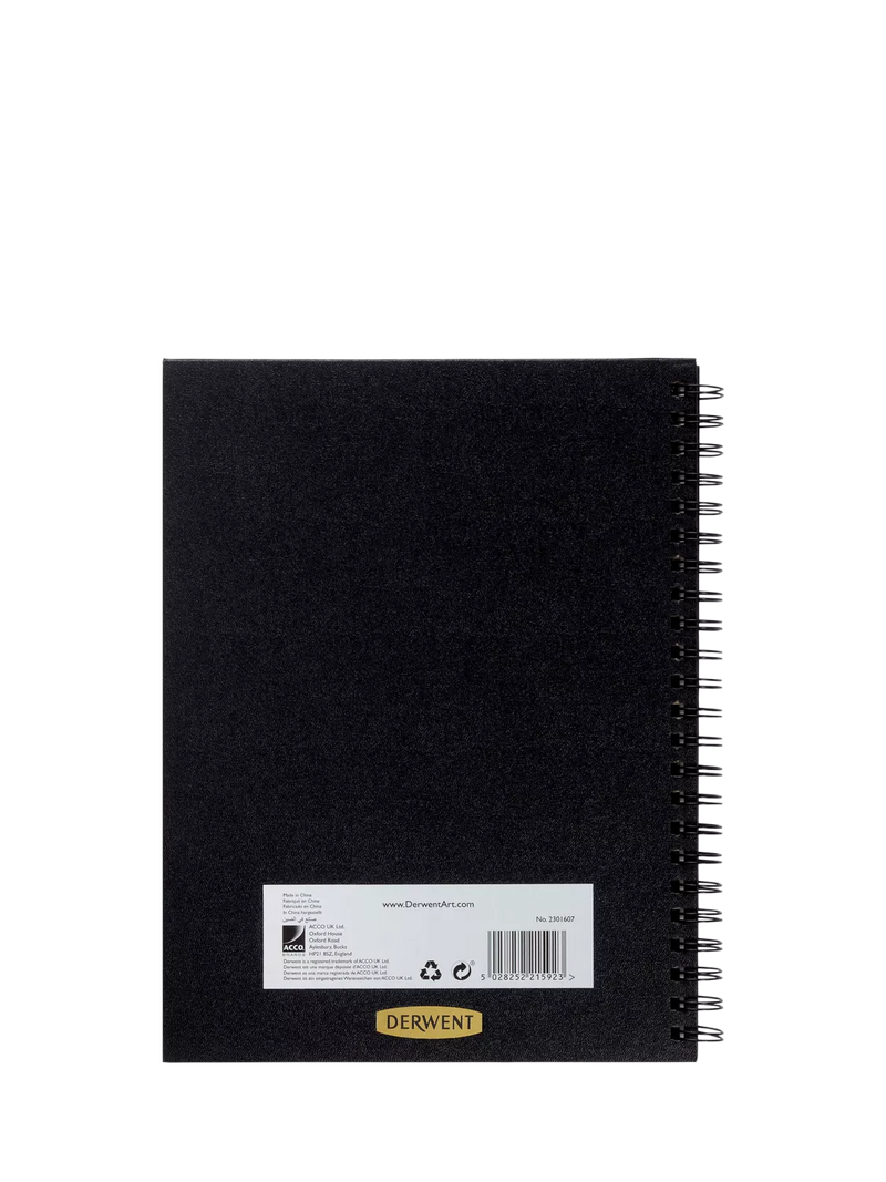 Derwent A4 hardback wirebound sketchbook, UK version