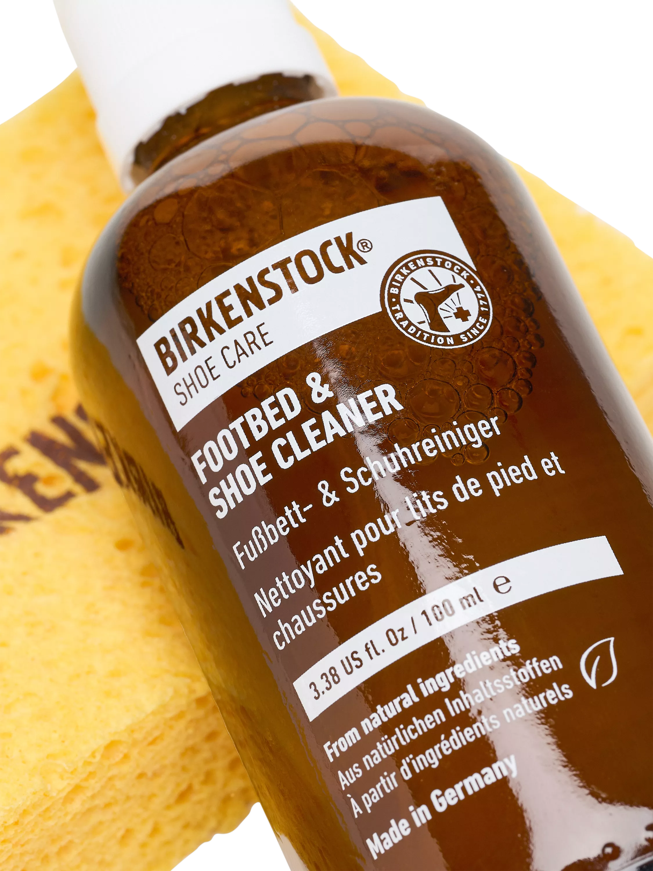 Birkenstock Footbed & Shoe Cleaner with sponge, UK version