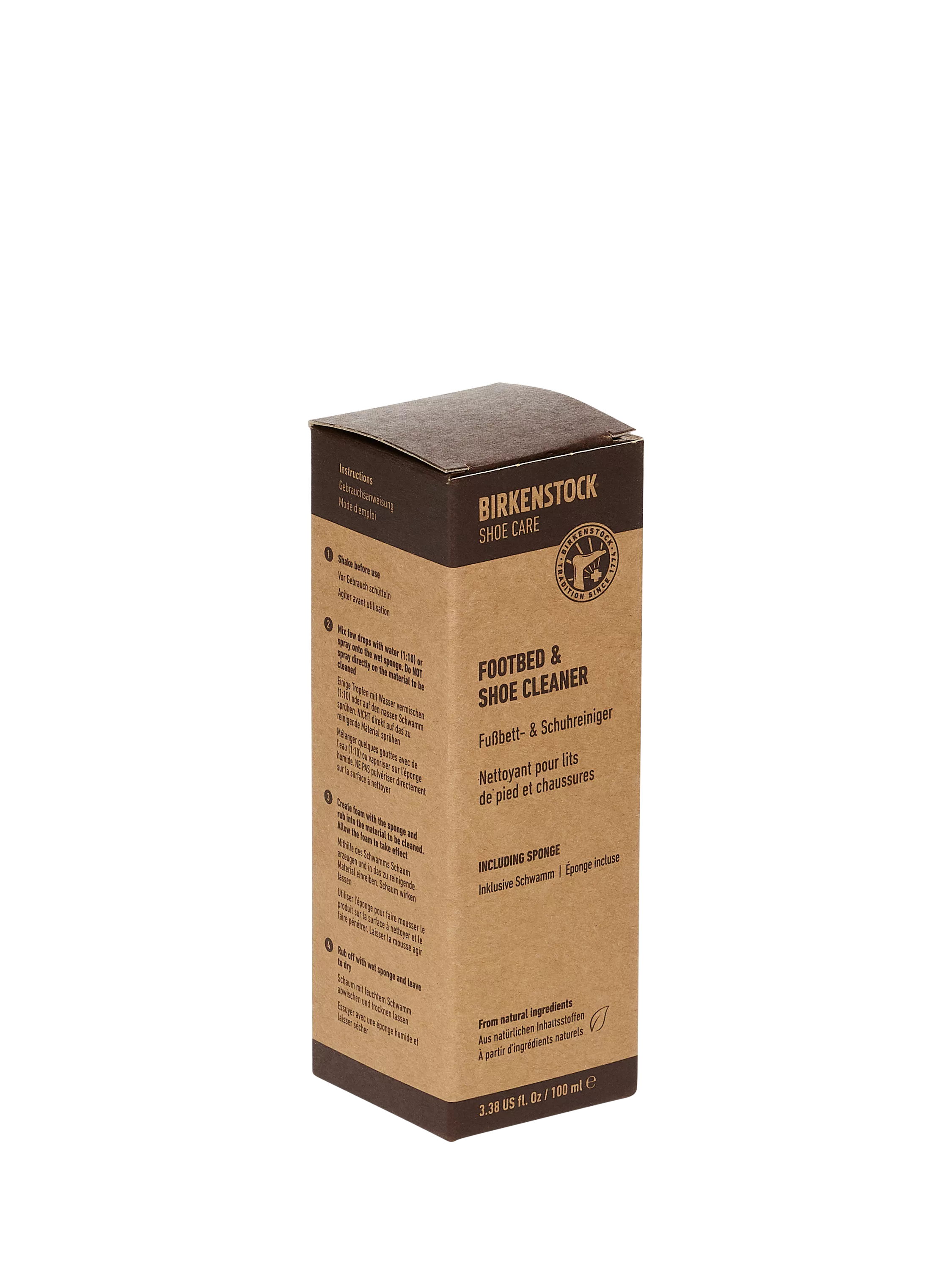 Birkenstock Footbed & Shoe Cleaner with sponge, UK version