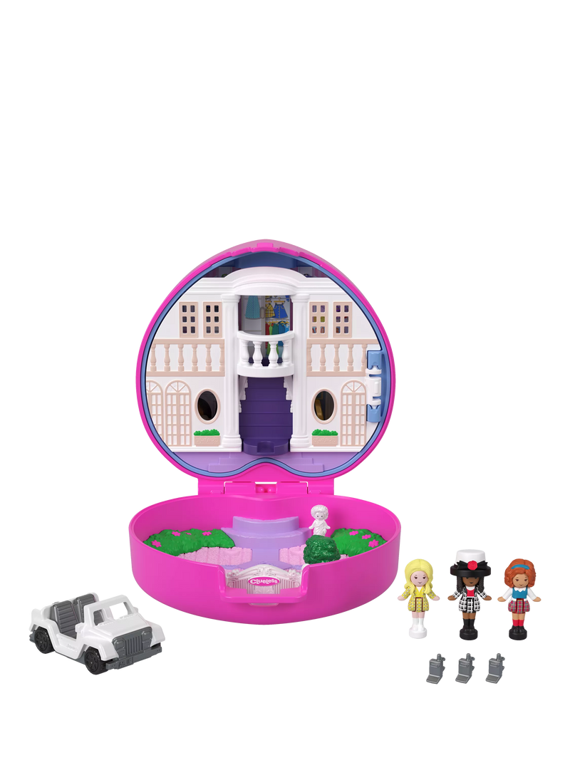 Polly Pocket Clueless Compact micro dolls set - British product