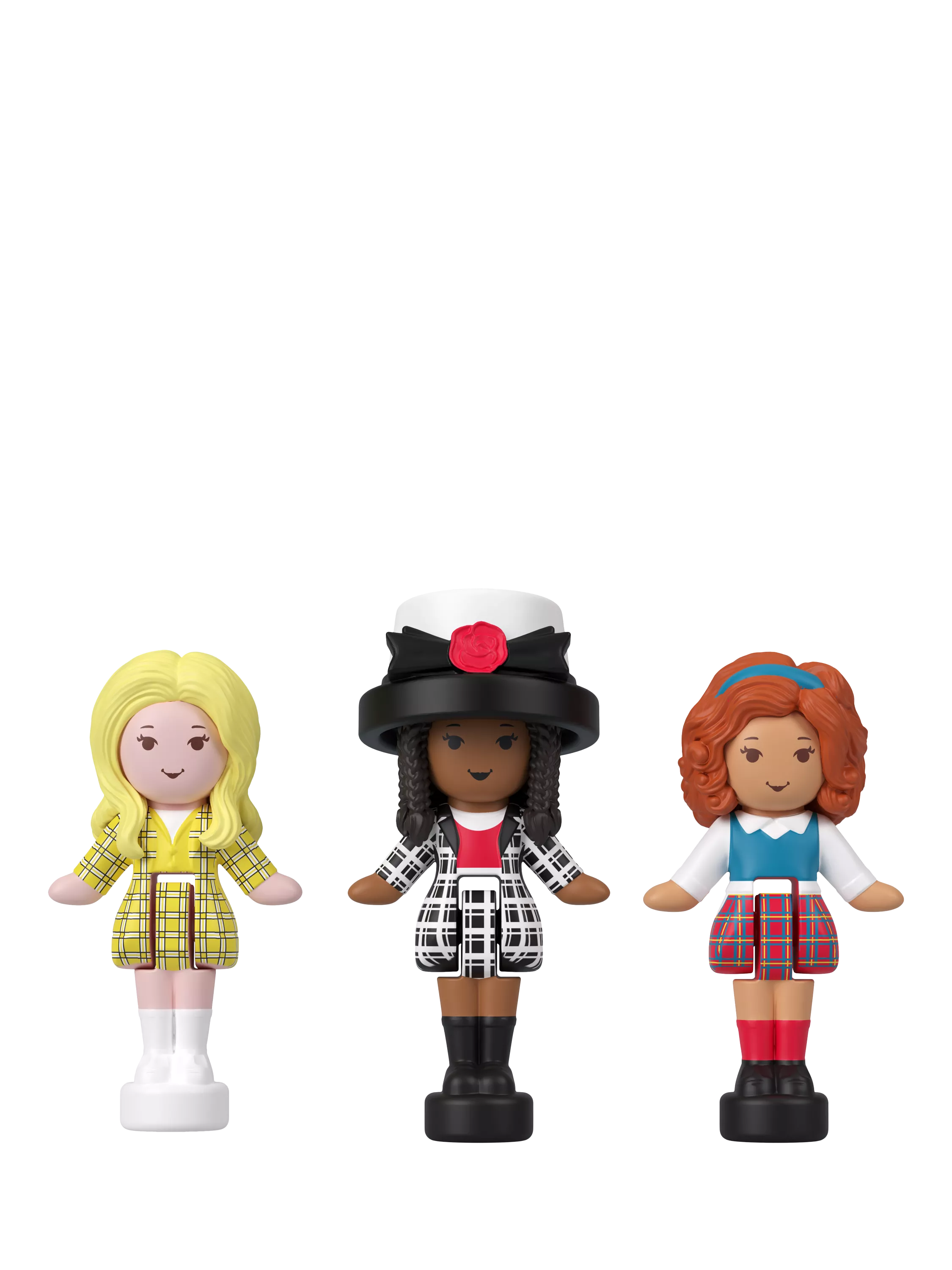 Polly Pocket Clueless Compact micro dolls set - British product
