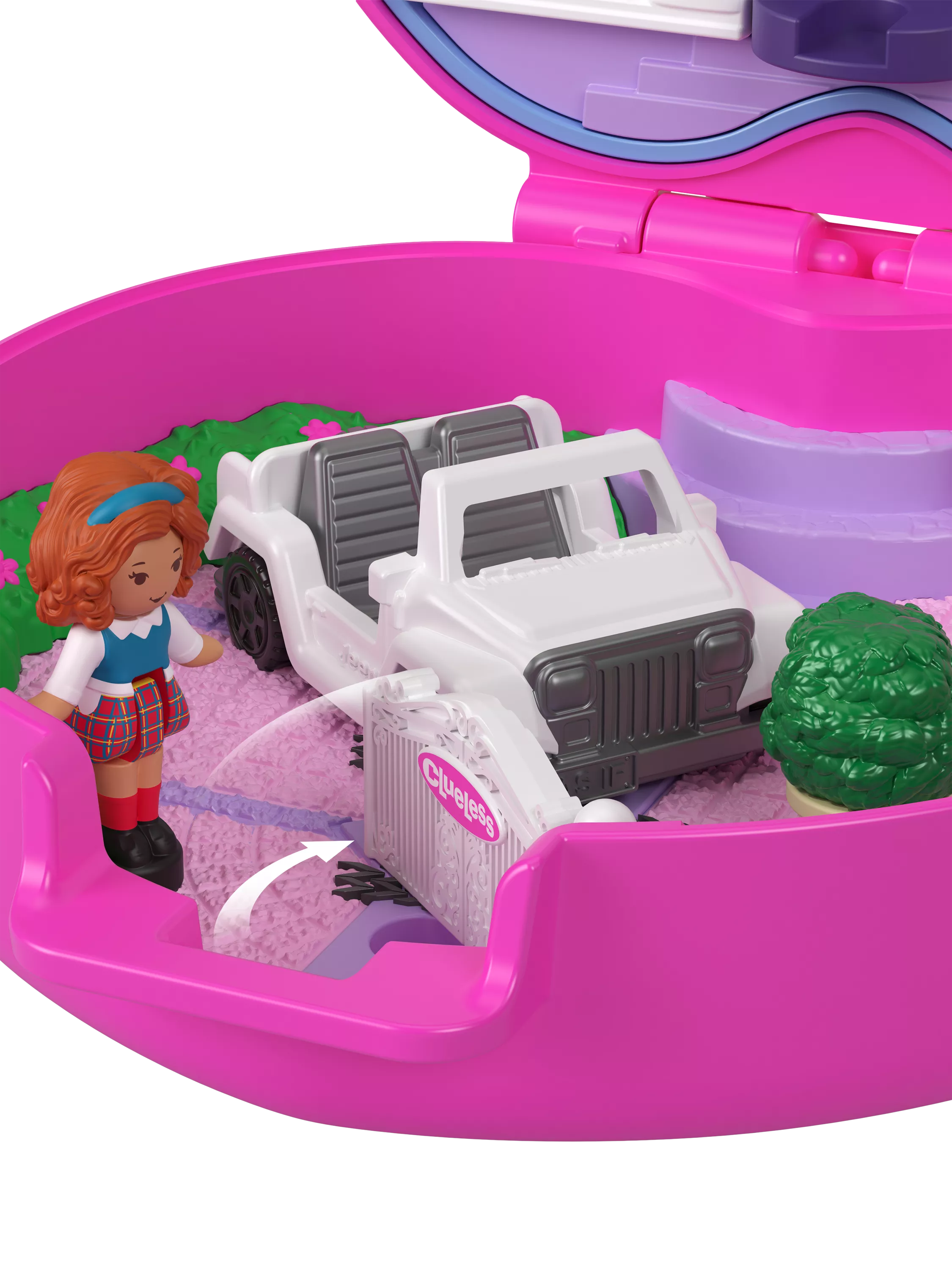 Polly Pocket Clueless Compact micro dolls set - British product