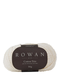 Rowan Cotton Trio Knitting Yarn, 50g, Polar