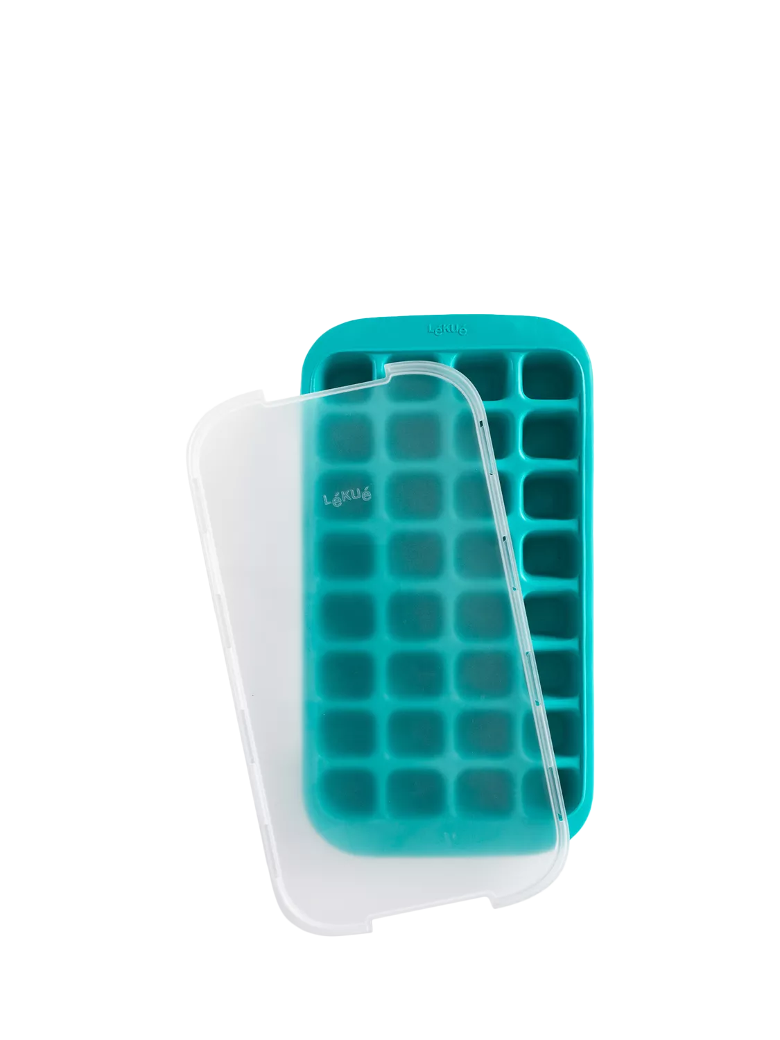 Lékué ice cube tray turquoise 32 cube with lid - British product