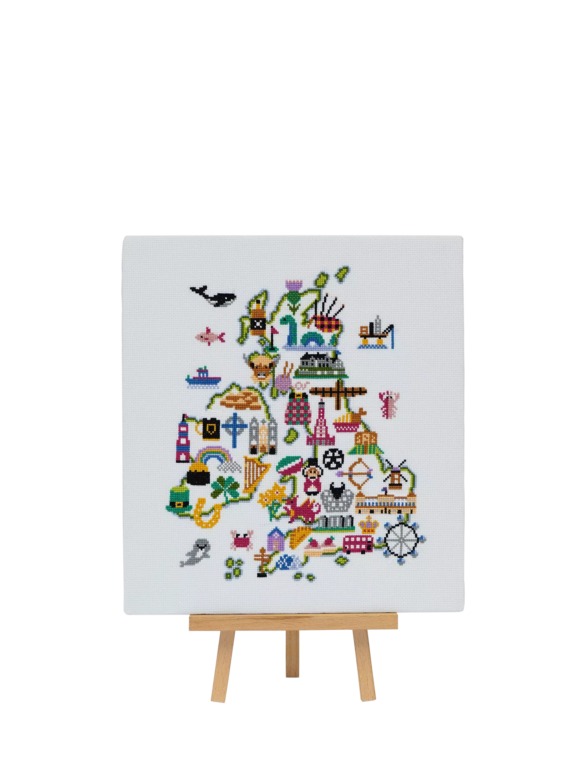 Caterpillar Cross Stitch British Isles cross stitch kit - British product