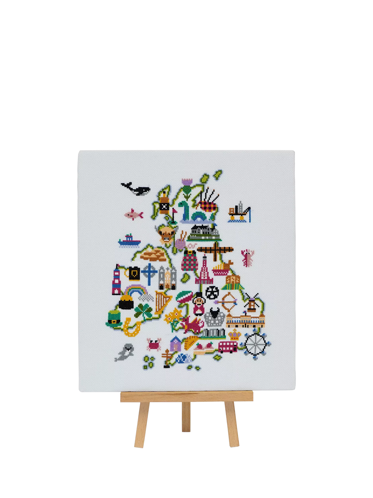 Caterpillar Cross Stitch British Isles cross stitch kit - British product