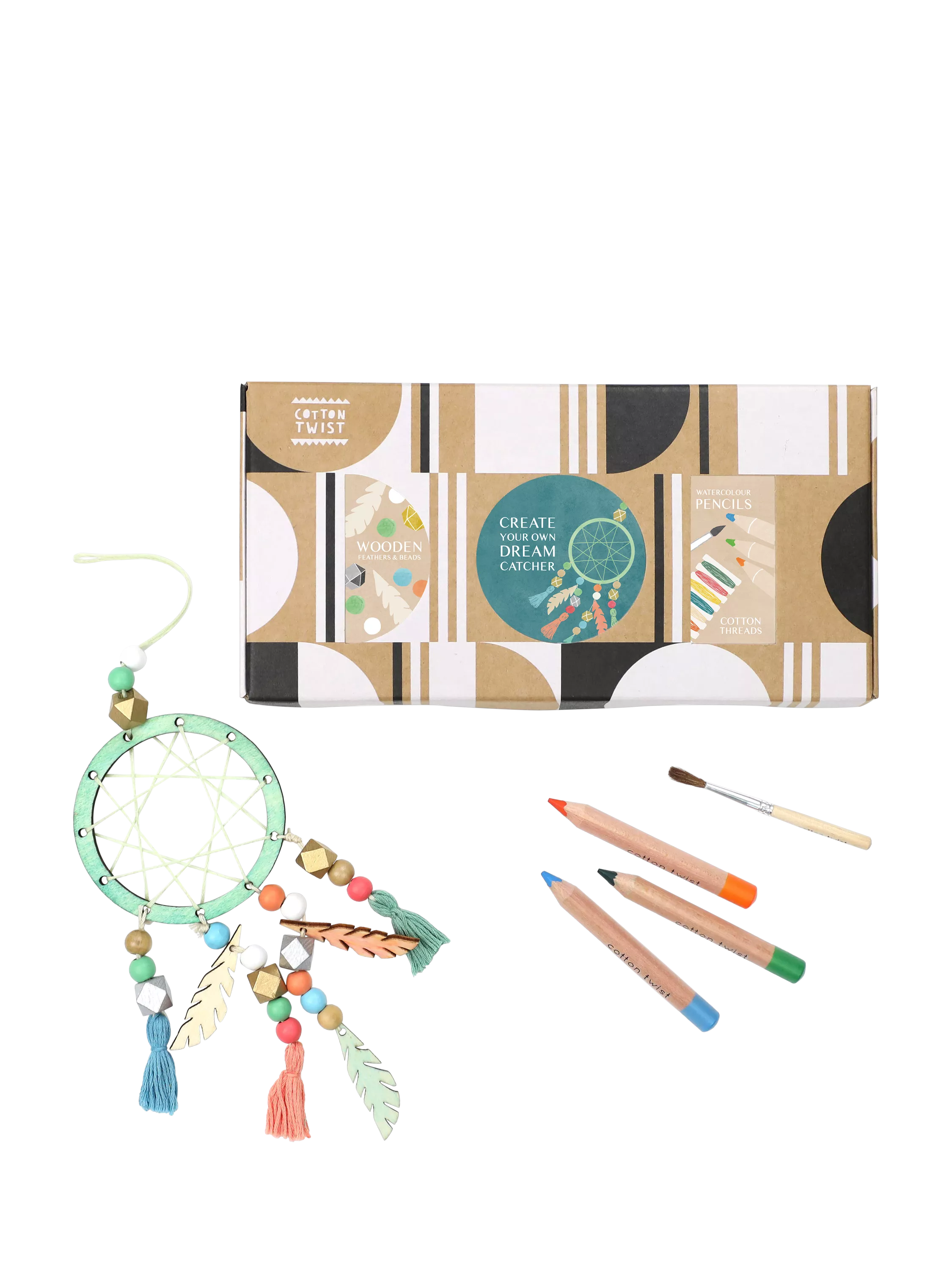 Cotton Twist dreamcatcher craft kit - British product