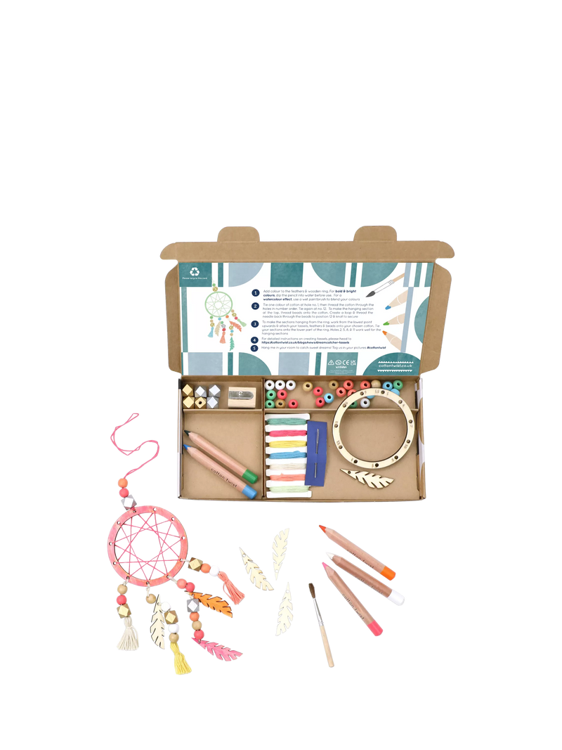 Cotton Twist dreamcatcher craft kit - British product