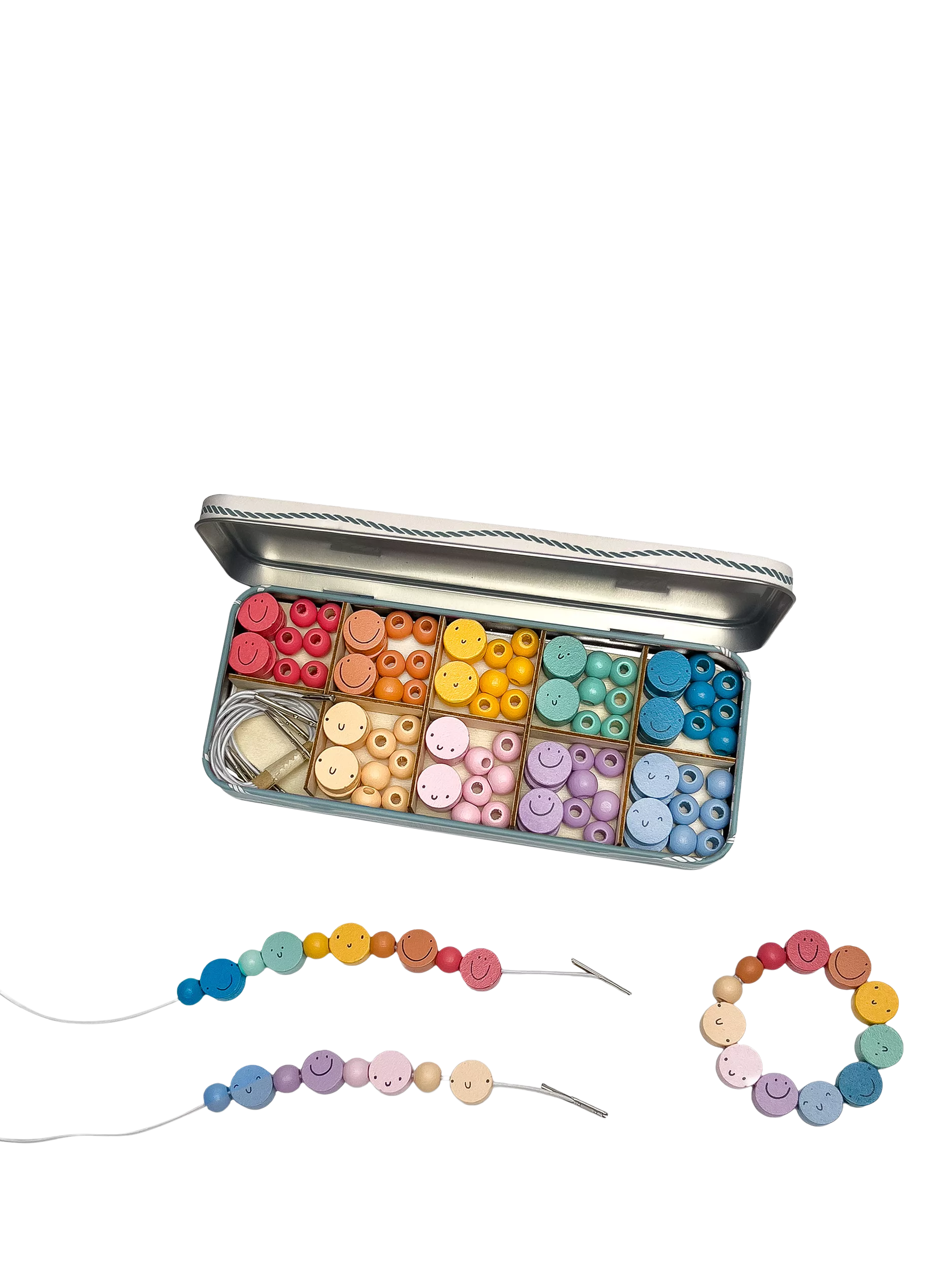Cotton Twist bracelet beading kit - British product