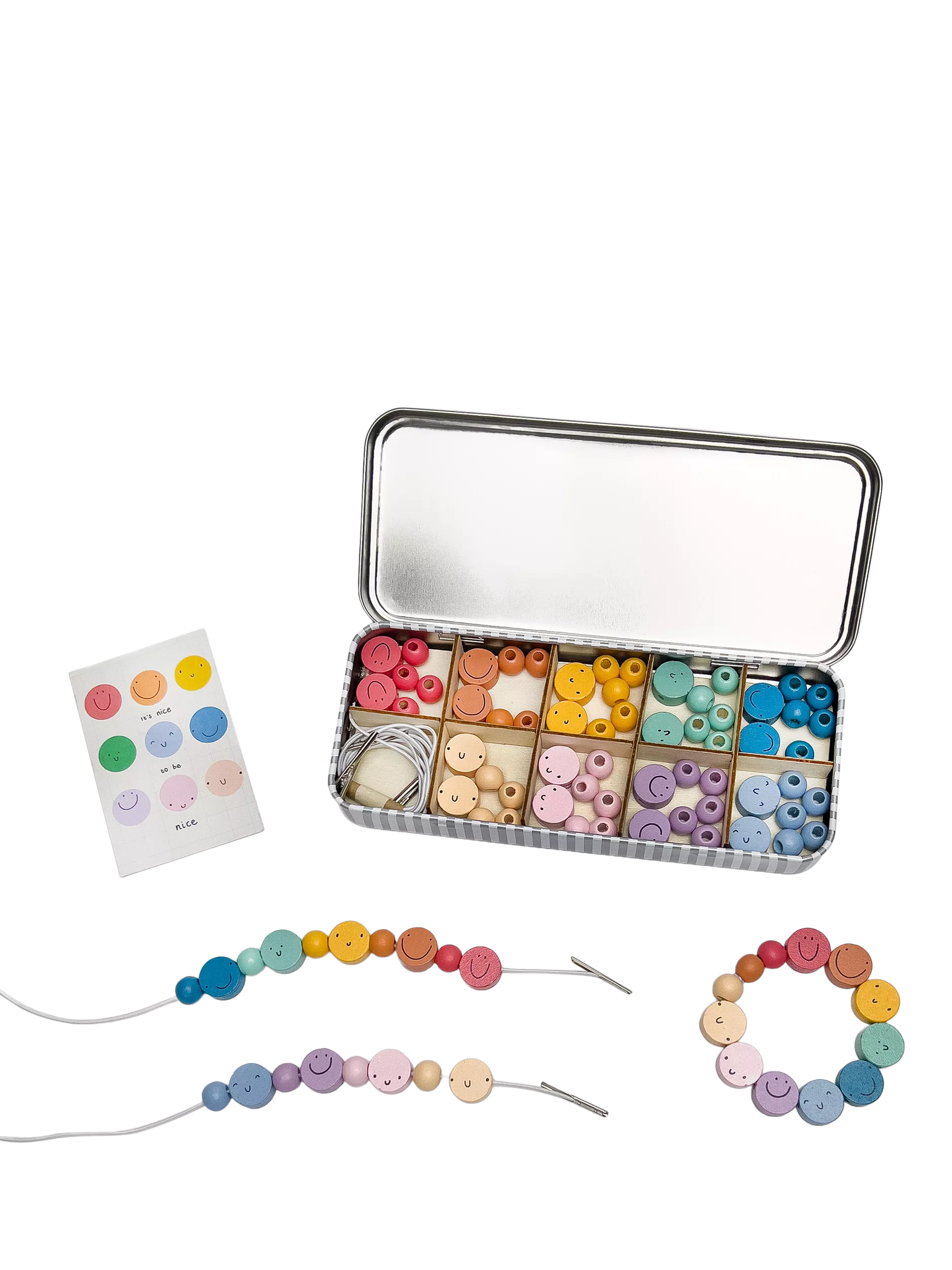 Cotton Twist bracelet beading kit - British product