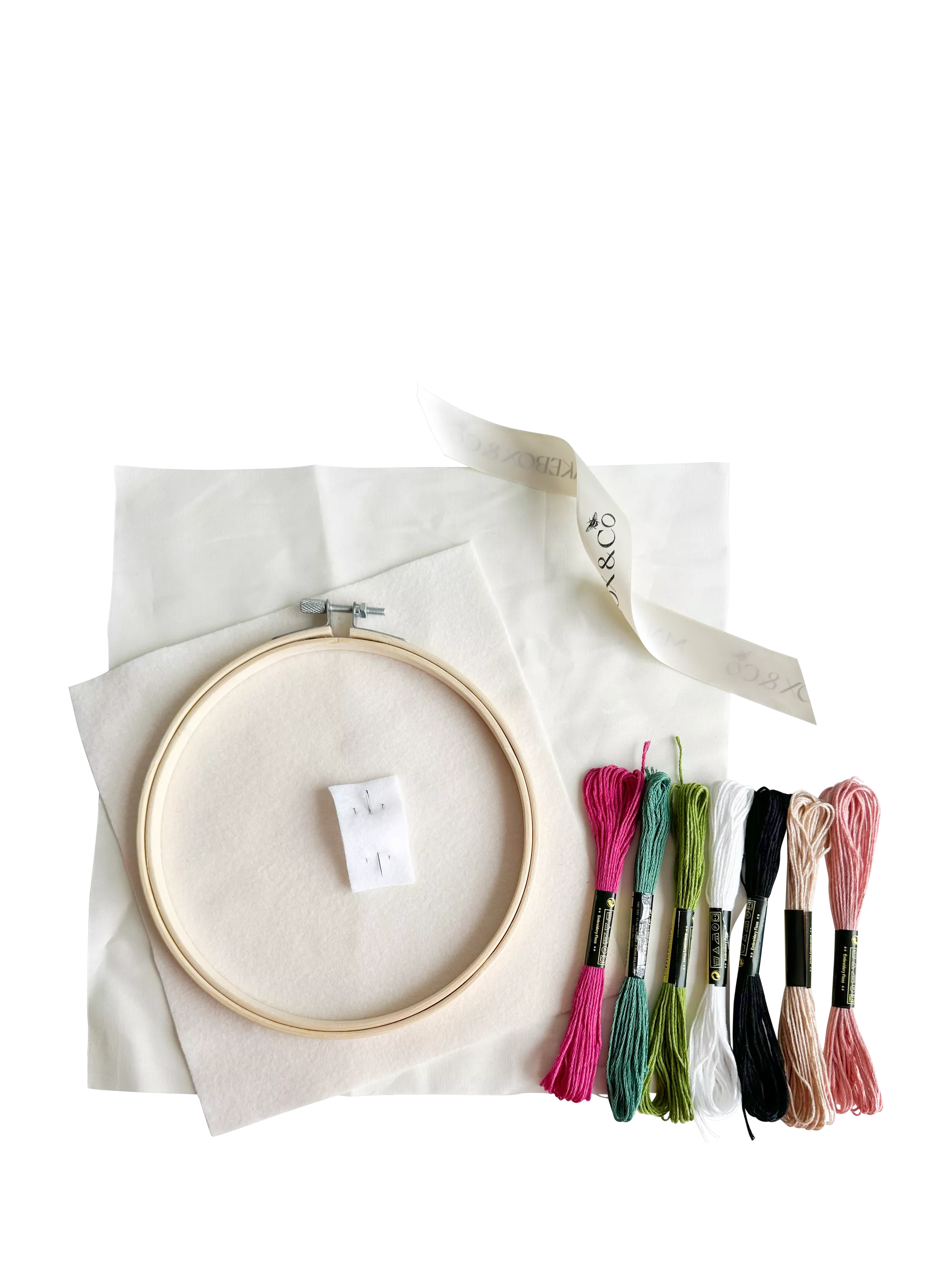 MakeBox Frolicking Fawn embroidery kit, UK version