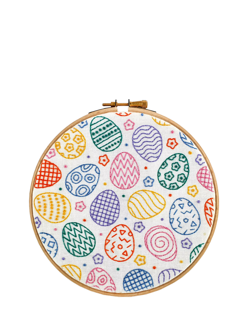 Oh Sew Bootiful Easter Eggstravaganza embroidery kit (British brand)
