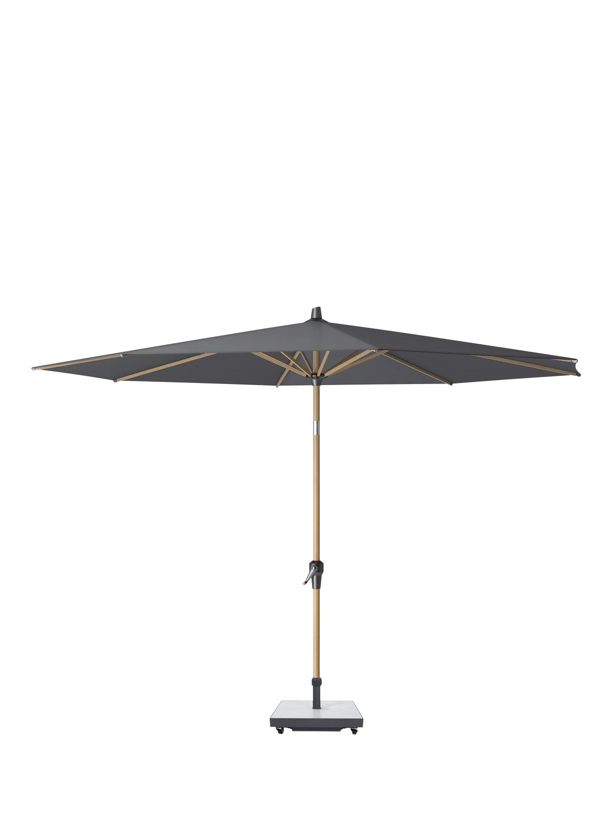 Pacific Riva teak wood round parasol 3m - British product
