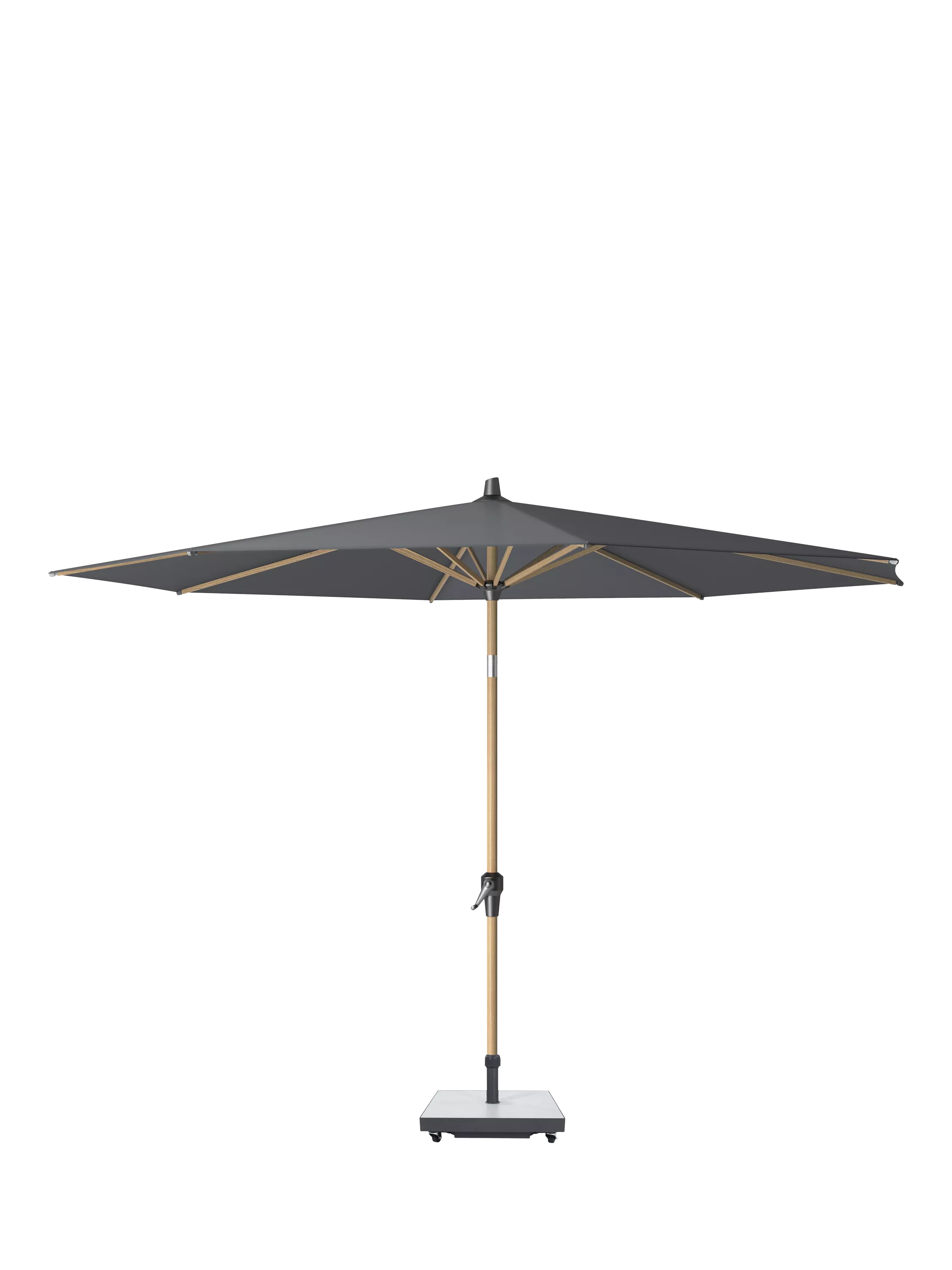 Pacific Riva teak wood round parasol 3m - British product