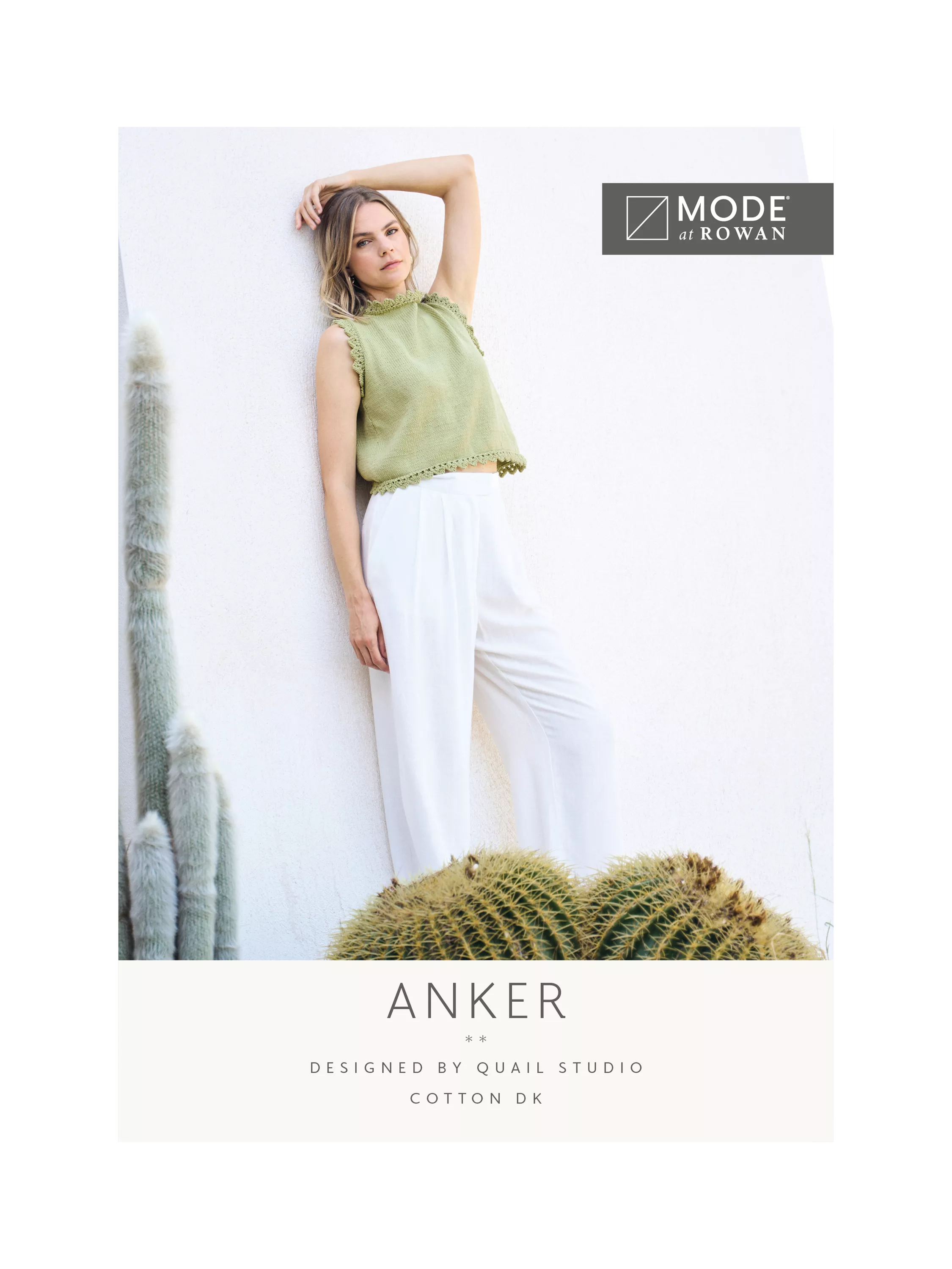 MODE at Rowan Anker Top knitting pattern book, UK version