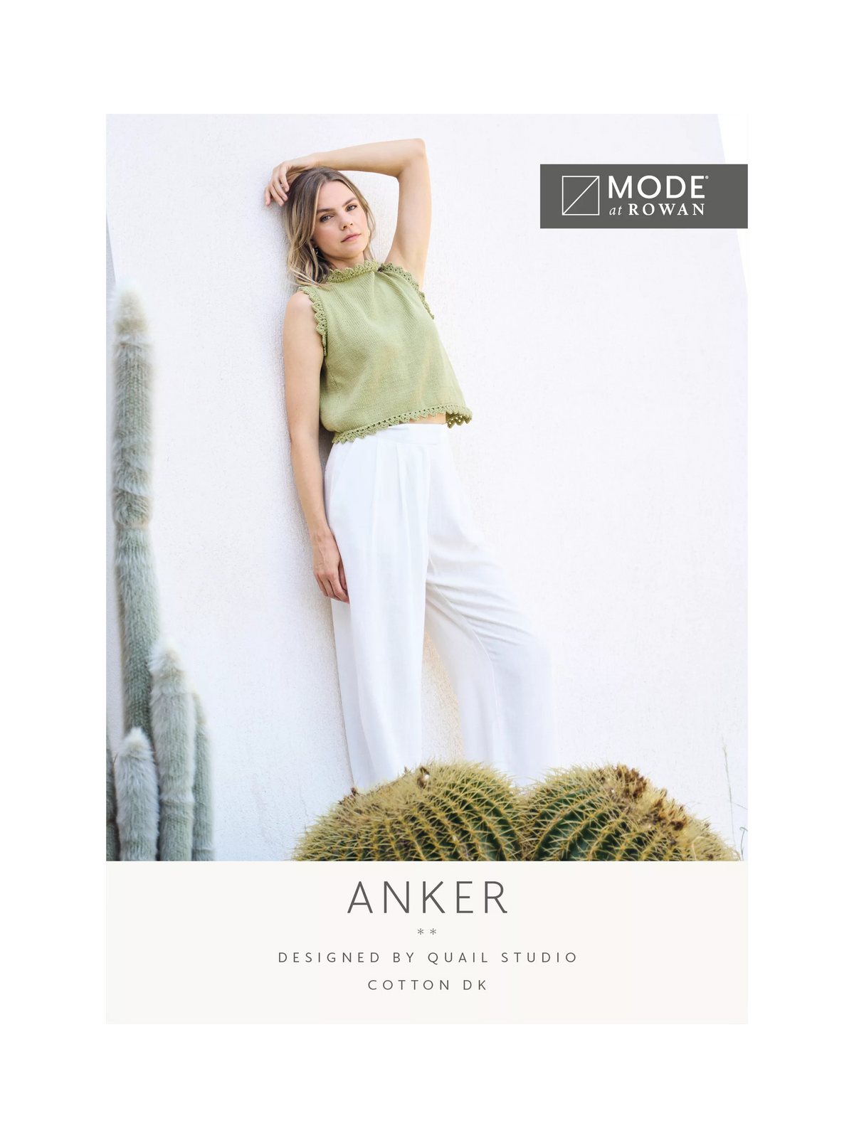 MODE at Rowan Anker Top knitting pattern book, UK version