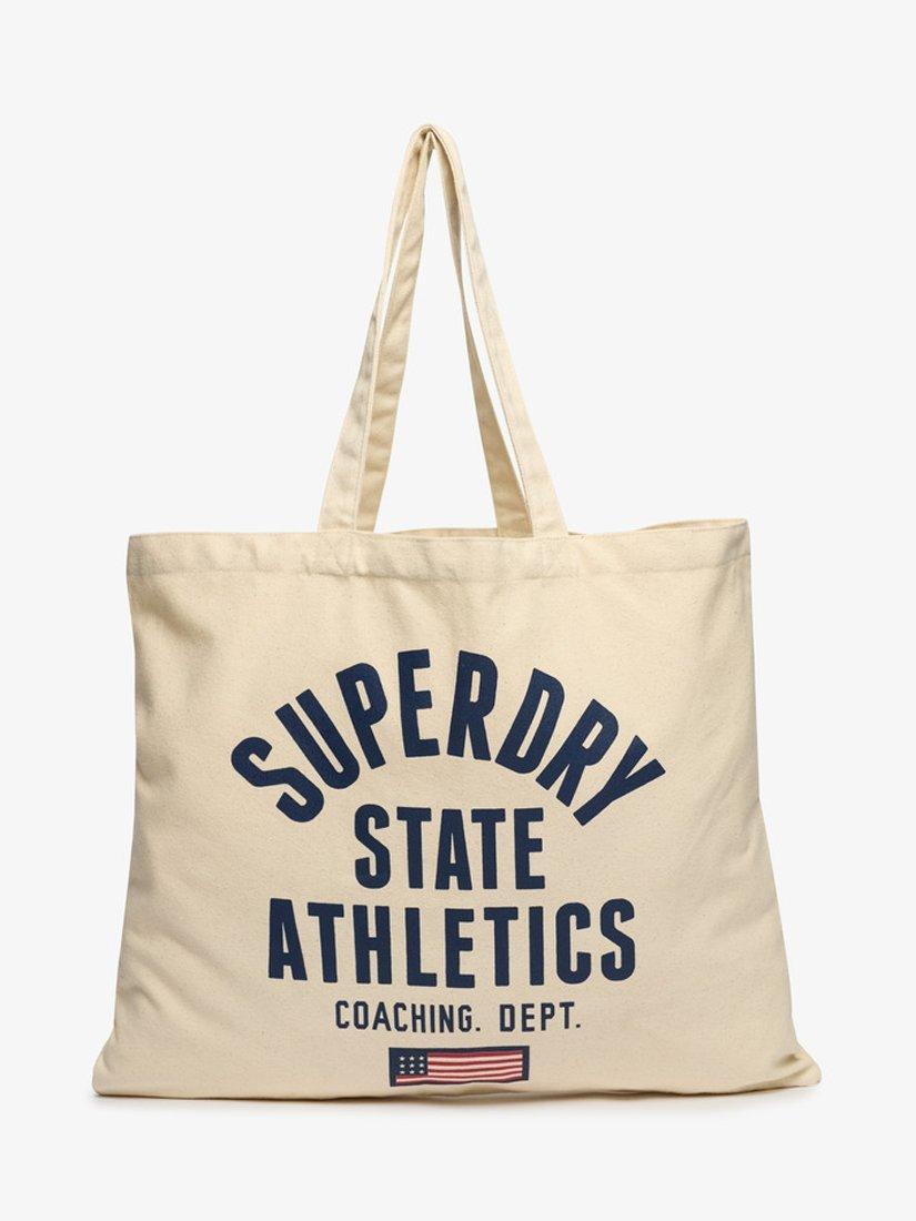 Superdry tote bag Brown Navy 52x43x27cm (British brand)