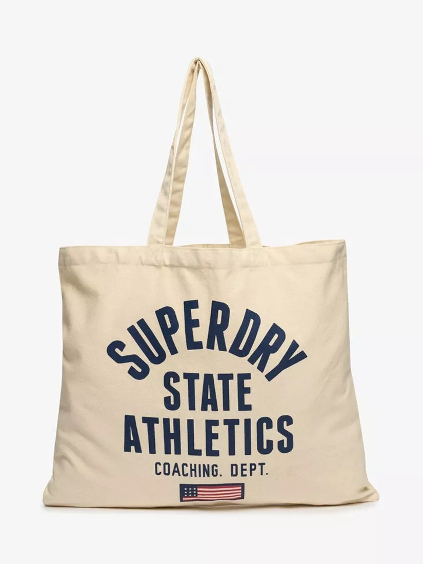 Superdry tote bag Brown Navy 52x43x27cm (British brand)