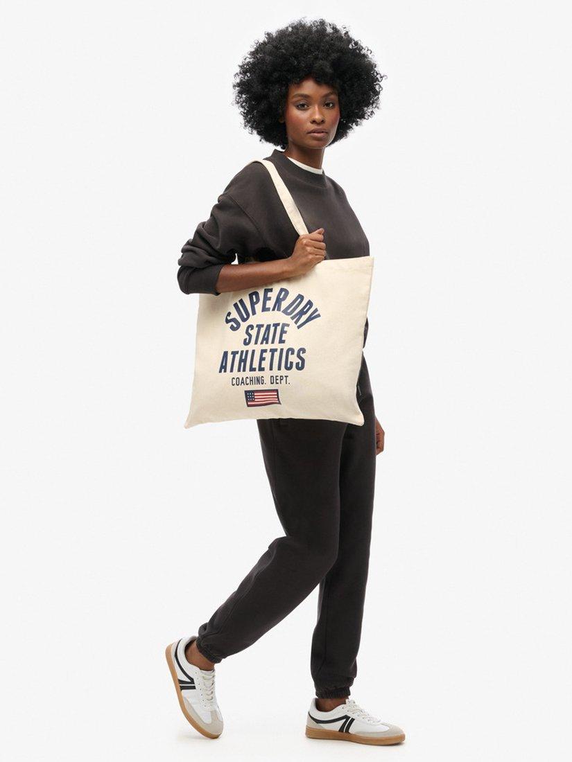 Superdry tote bag Brown Navy 52x43x27cm (British brand)