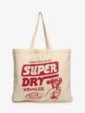 Superdry Tote Bag, Brown/Navy