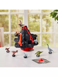 Jurassic World shaky volcano game with dinosaur figures, UK version