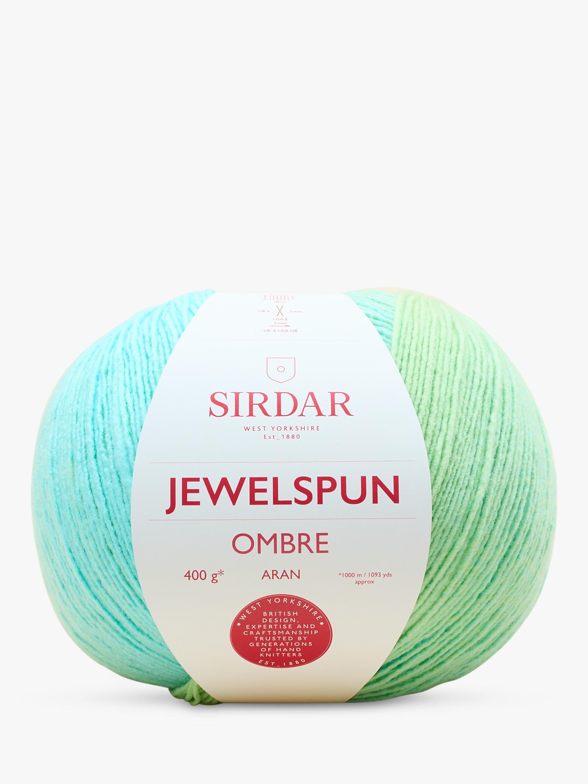 Sirdar Jewelspun Ombre Aran knitting yarn 400g - British product
