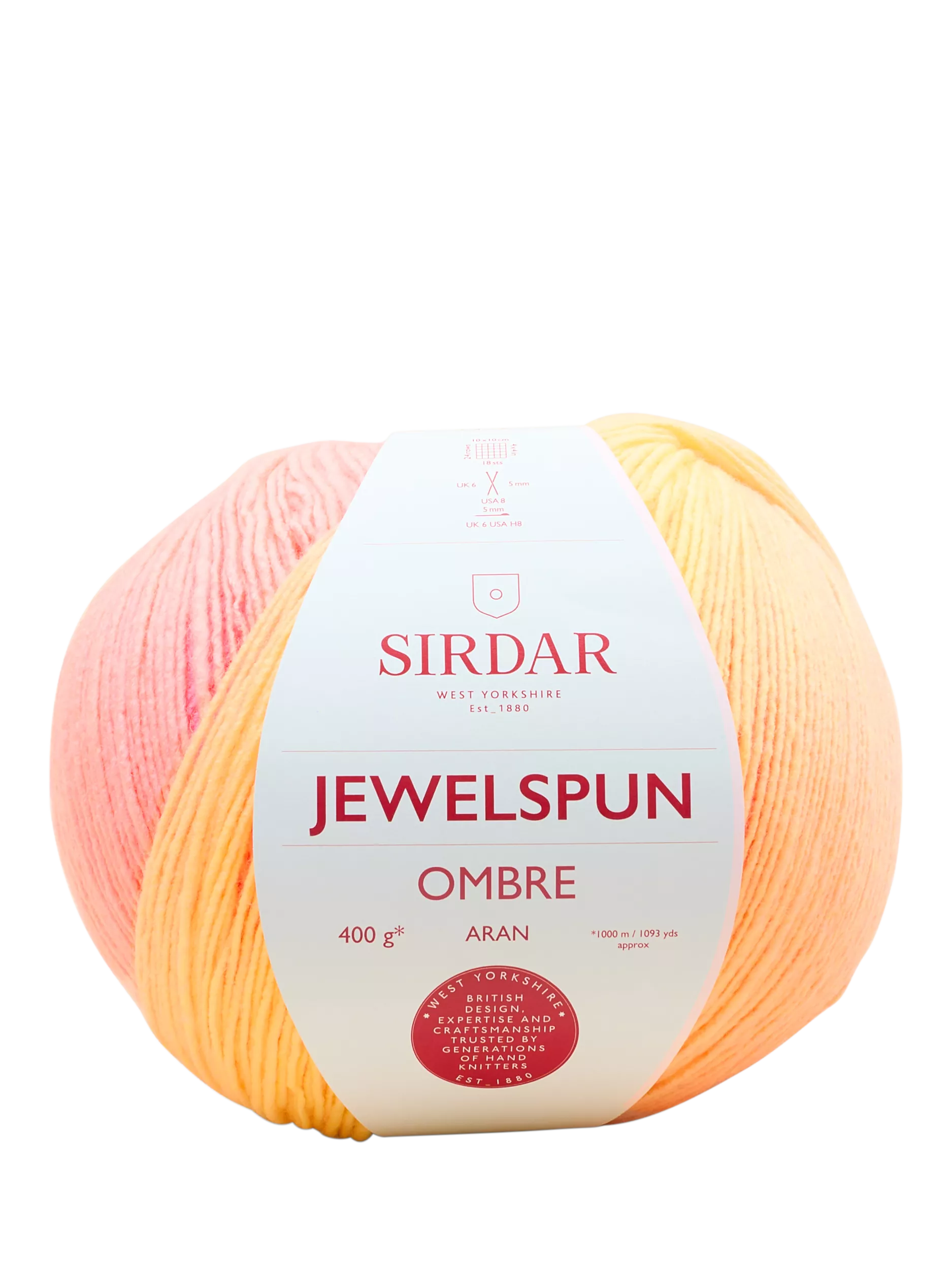 Sirdar Jewelspun Ombre Aran Knitting Yarn, 400g