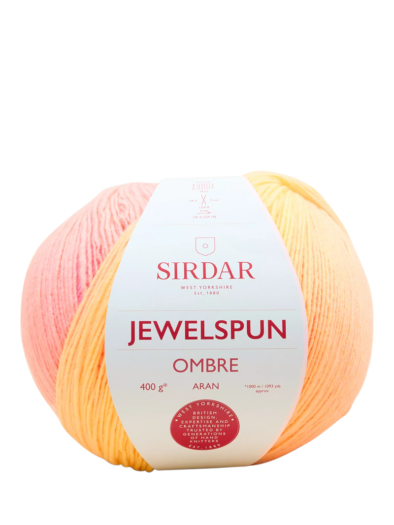 Sirdar Jewelspun Ombre Aran Knitting Yarn, 400g