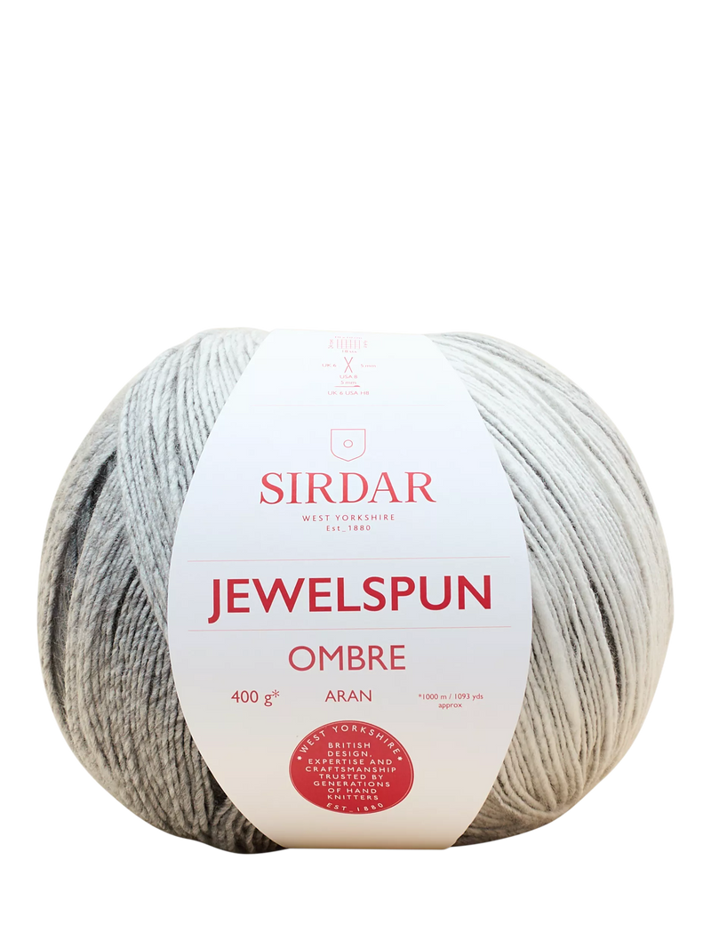 Sirdar Jewelspun Ombre Aran Knitting Yarn, 400g