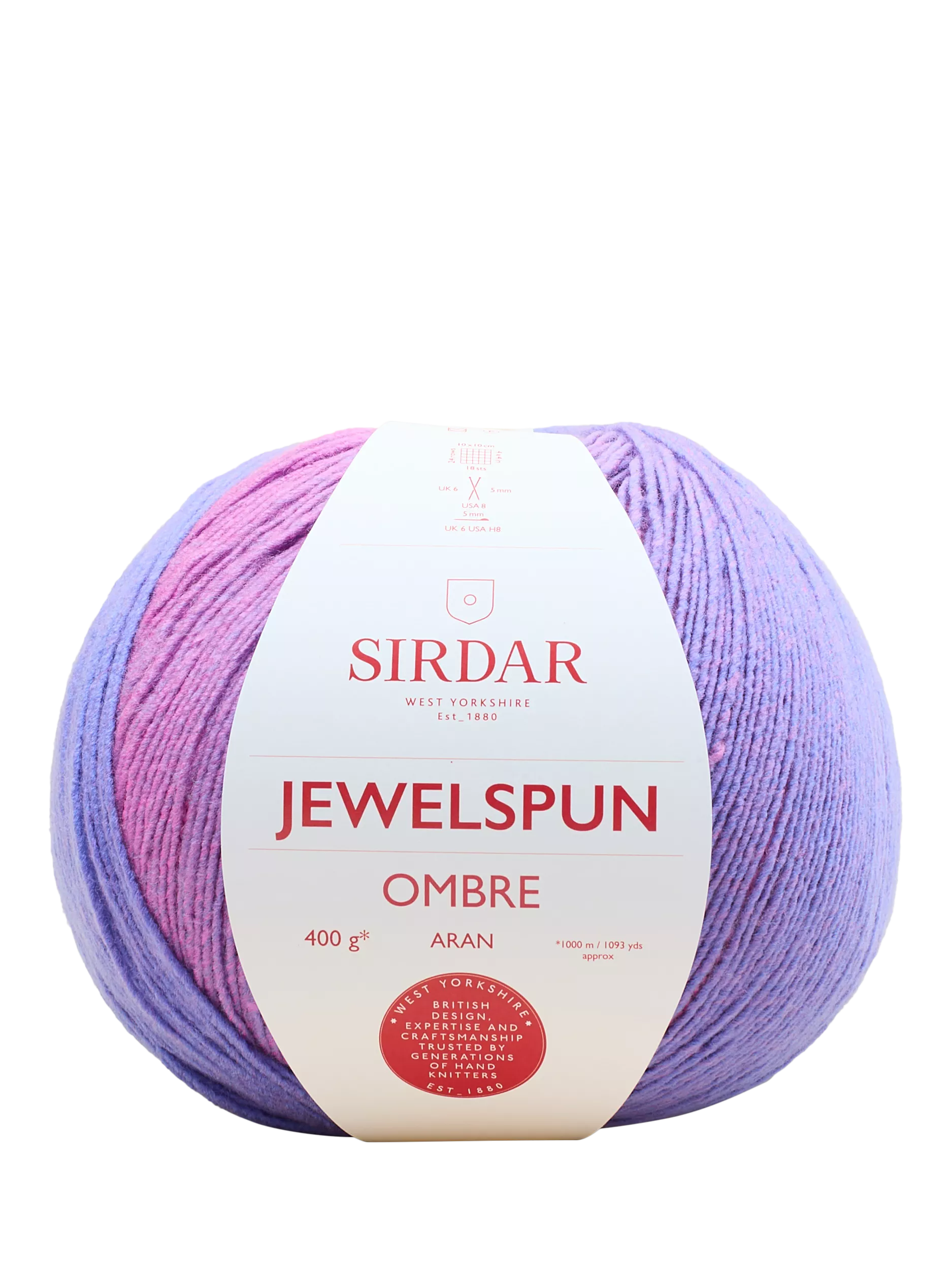 Sirdar Jewelspun Ombre Aran Knitting Yarn, 400g
