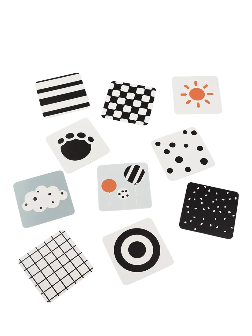 Done by Deer Contrast Cards Visual Stimulation 10 Pack - British product