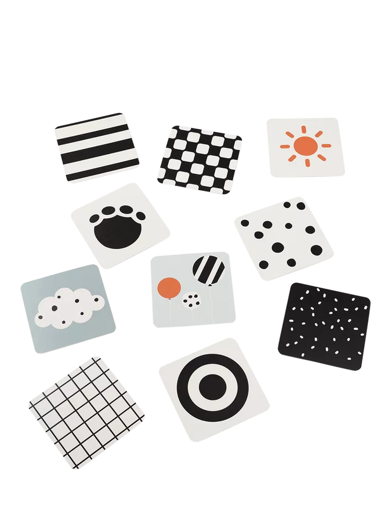Done by Deer Contrast Cards Visual Stimulation 10 Pack - British product