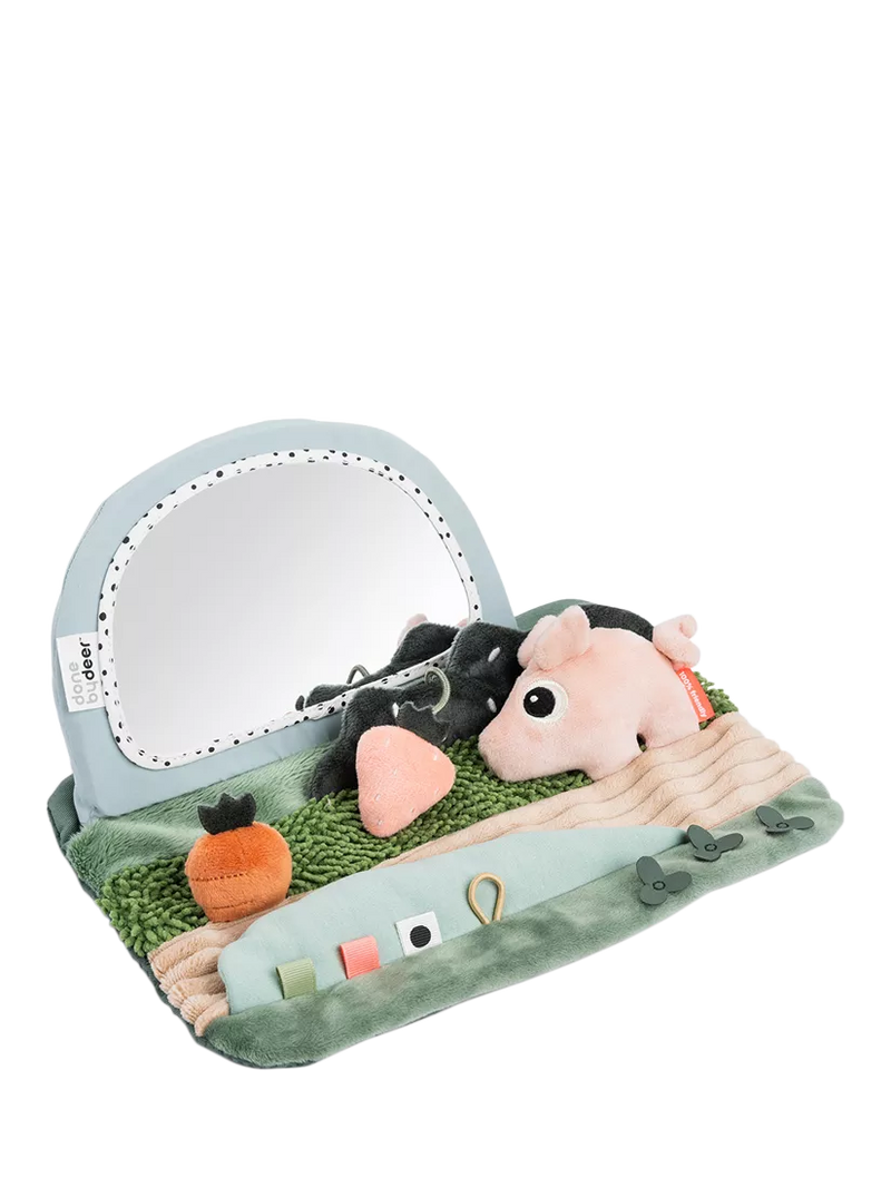 Done by Deer vegetable patch sensory mirror baby toy - British product
